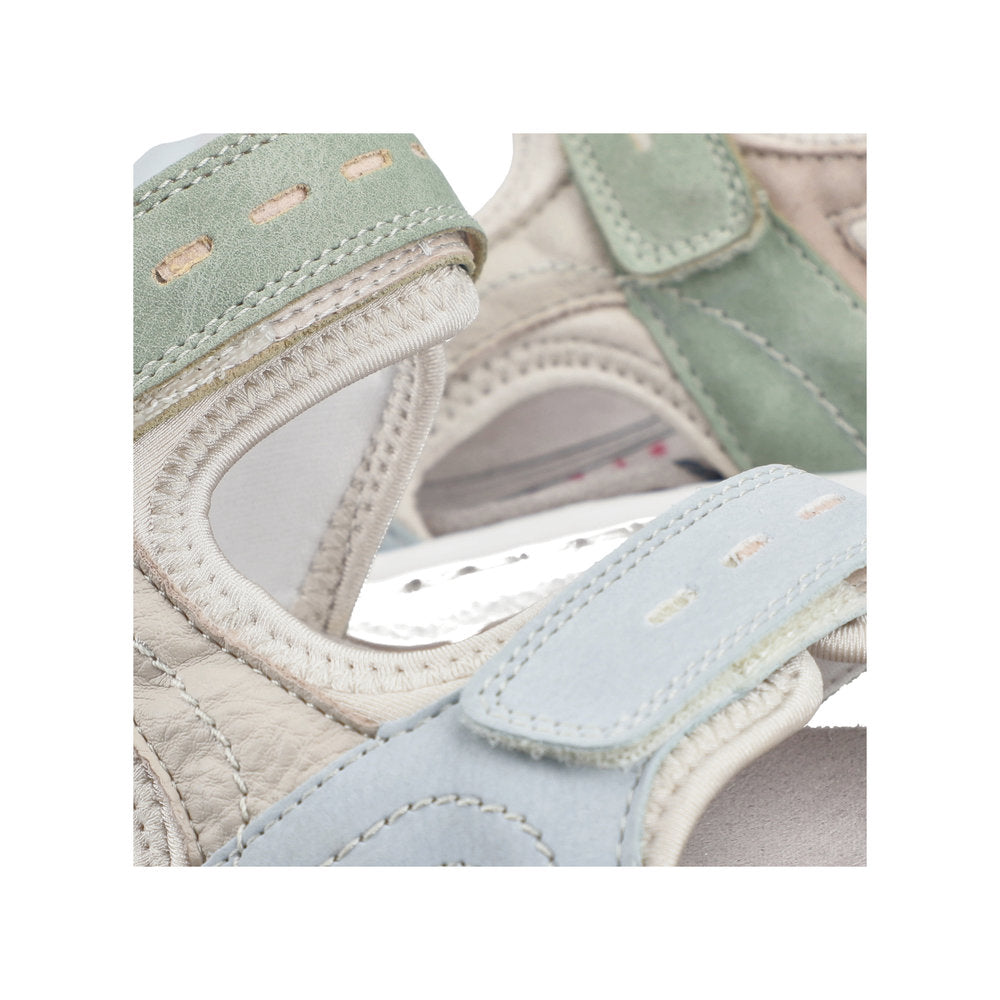 Rieker 68866-94 Blue / Cream / Peppermint Sandals
