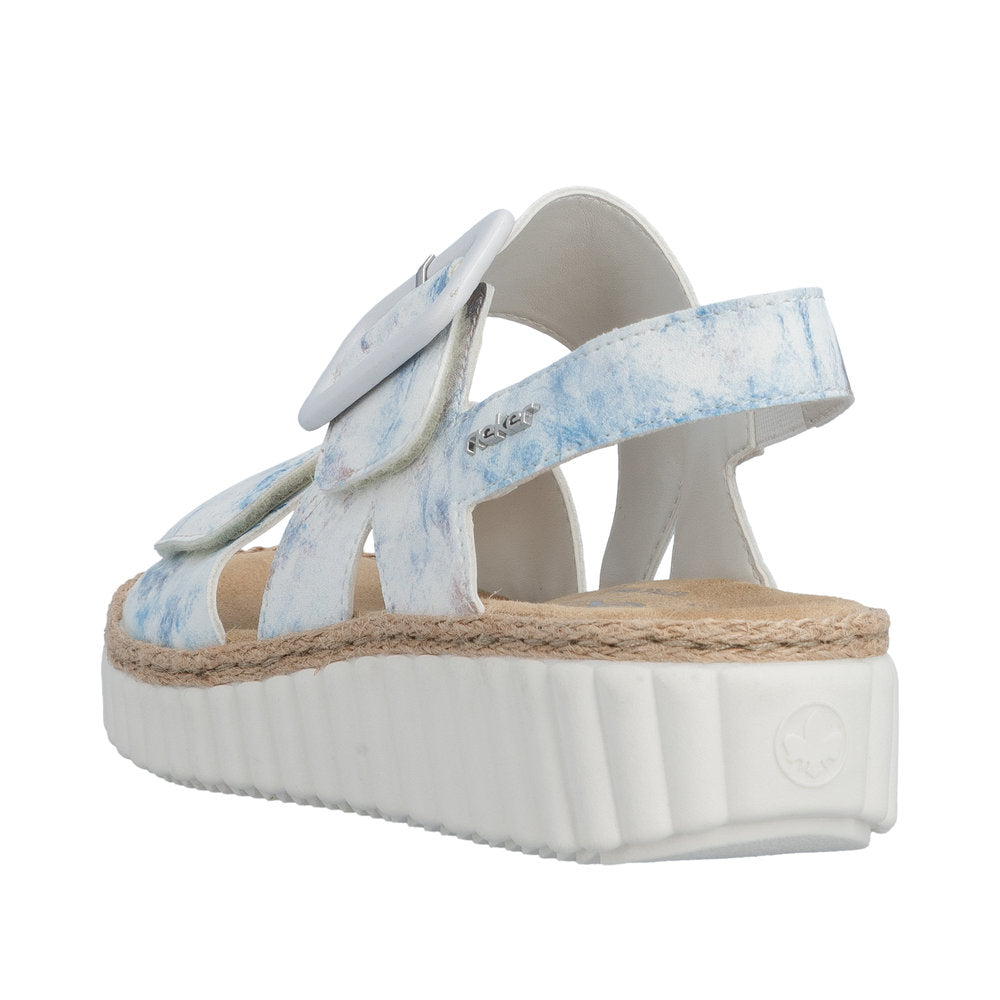 Rieker 69260-90 Blue Sandals