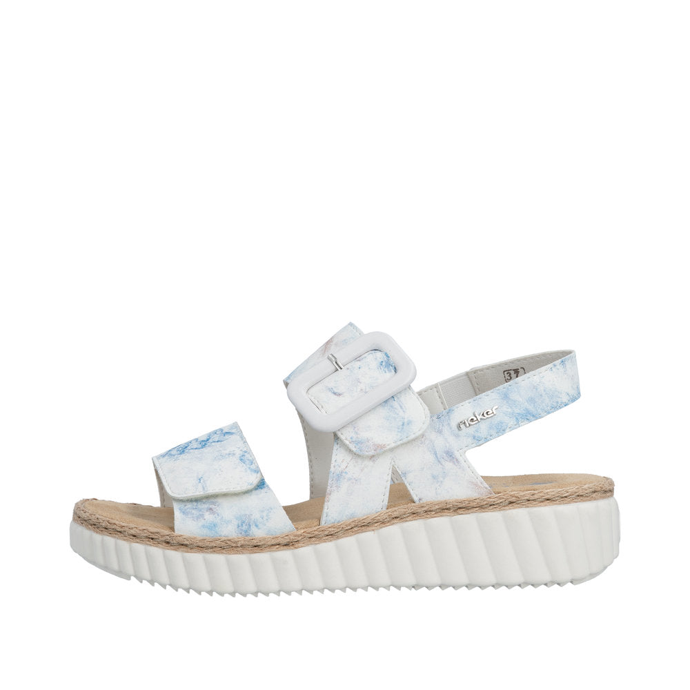 Rieker 69260-90 Blue Sandals