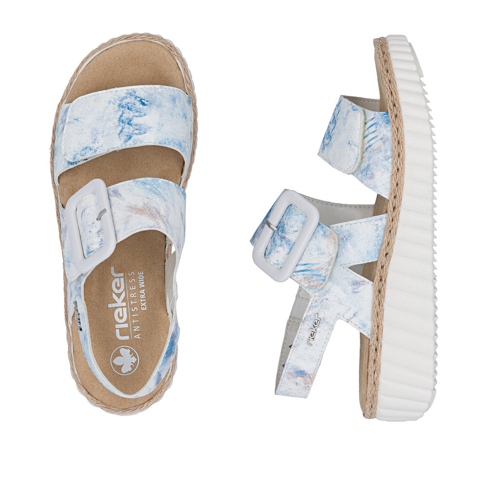 Rieker 69260-90 Blue Sandals