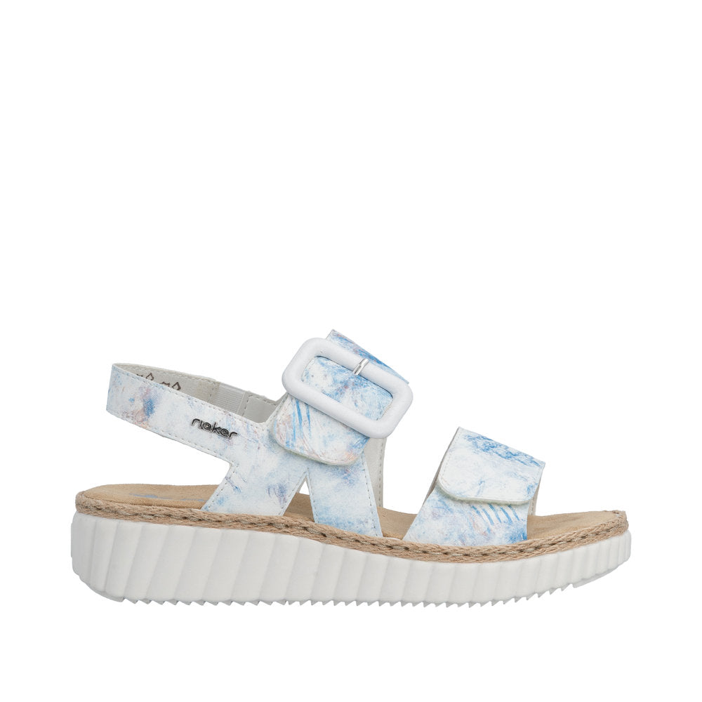 Rieker 69260-90 Blue Sandals
