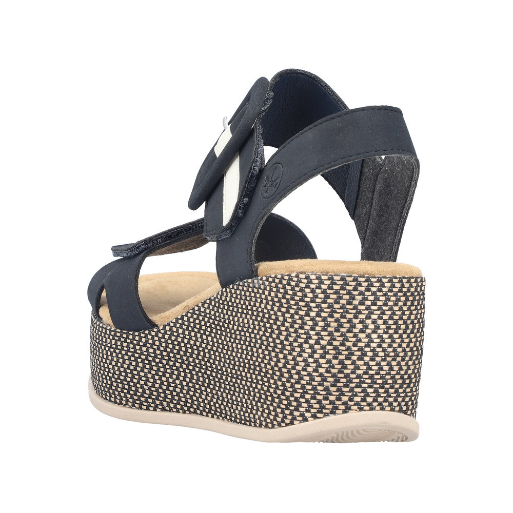 Rieker 69450-14 Pacific Blue Sandals