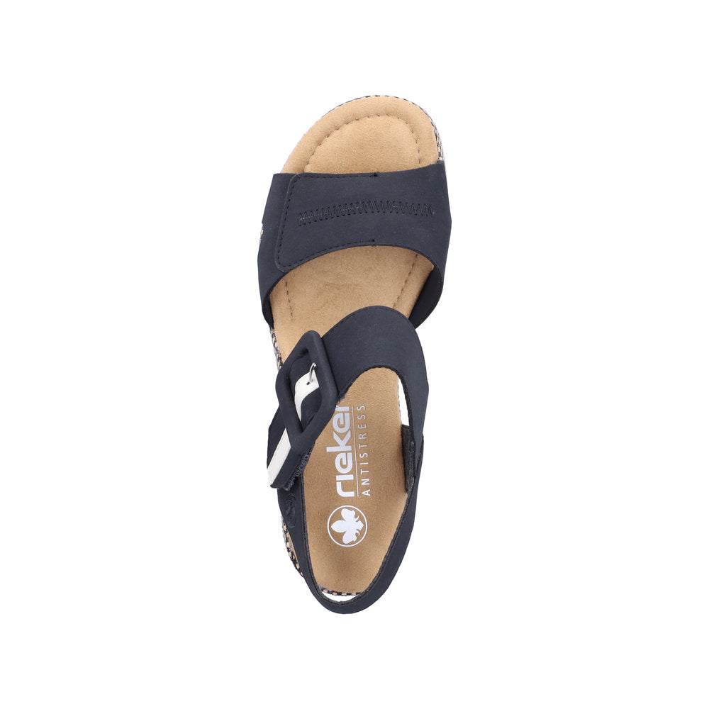 Rieker 69450-14 Pacific Blue Sandals