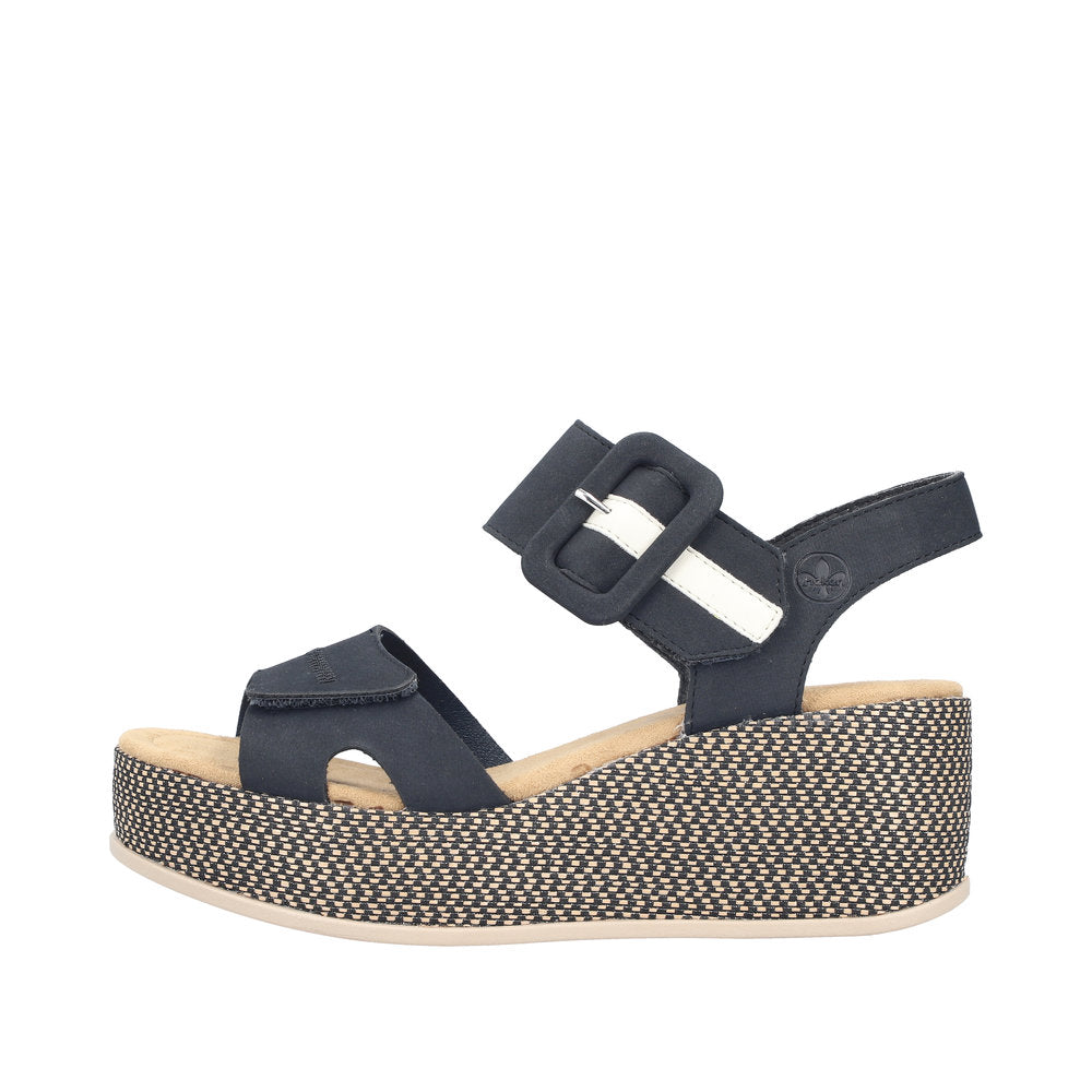Rieker 69450-14 Pacific Blue Sandals