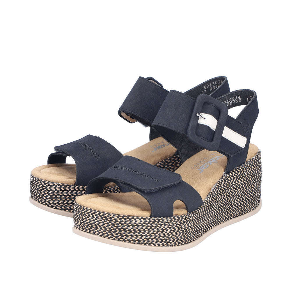 Rieker 69450-14 Pacific Blue Sandals