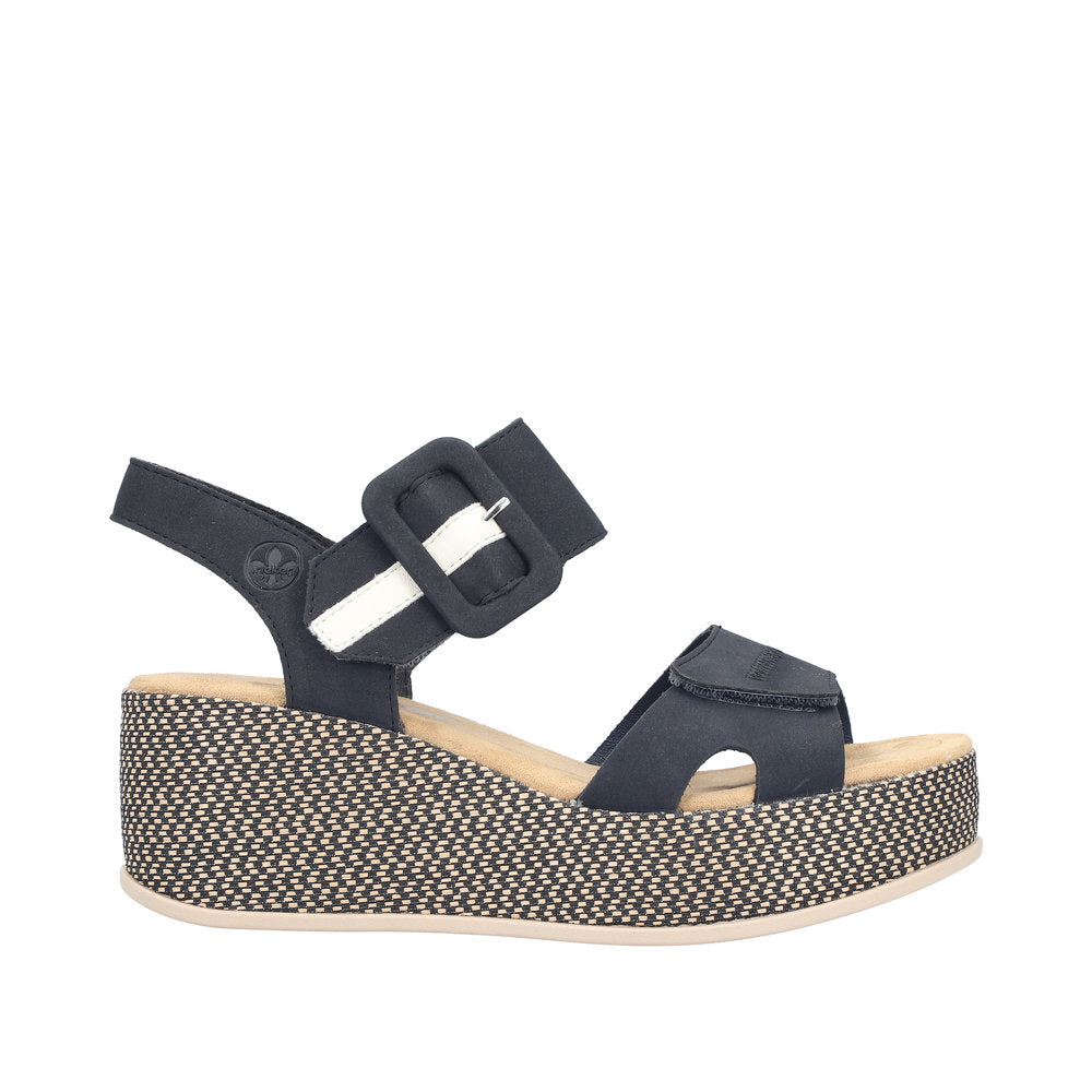 Rieker 69450-14 Pacific Blue Sandals