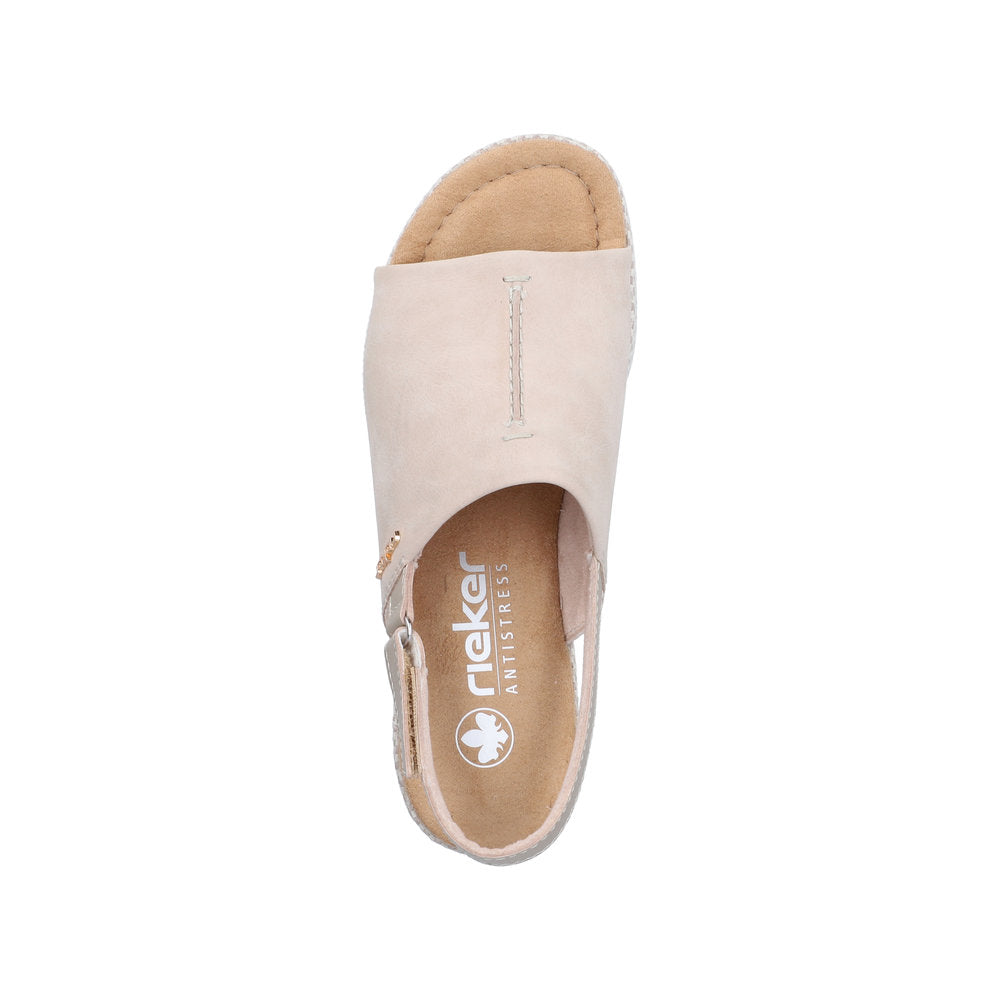 Rieker 69460-62 Ginger / Pale Gold Sandals