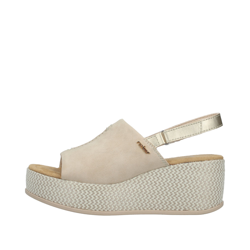 Rieker 69460-62 Ginger / Pale Gold Sandals