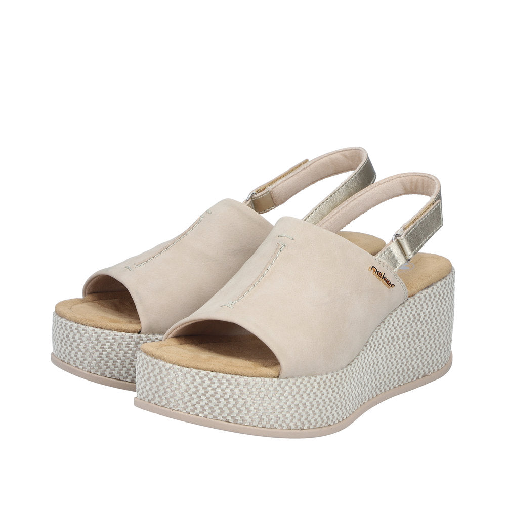 Rieker 69460-62 Ginger / Pale Gold Sandals
