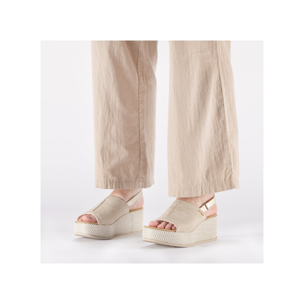 Rieker 69460-62 Ginger / Pale Gold Sandals