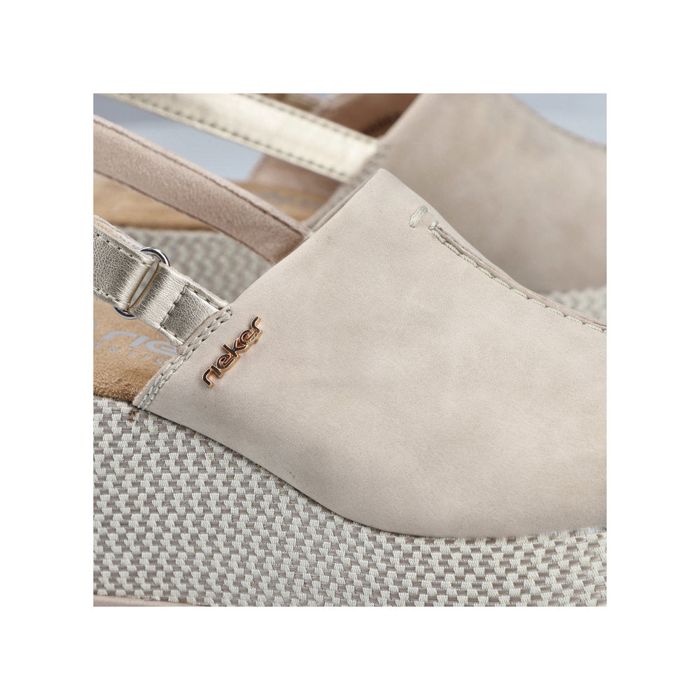 Rieker 69460-62 Ginger / Pale Gold Sandals