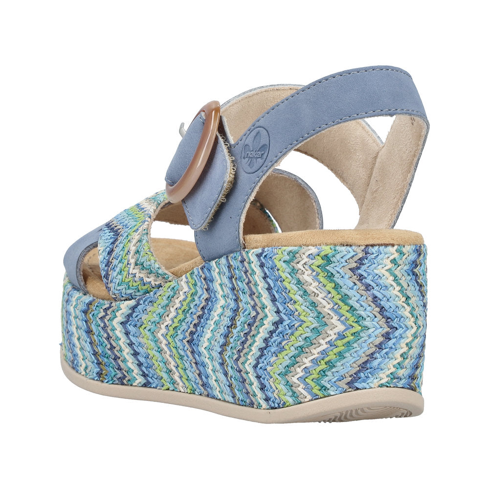 Rieker 69469-14 Indigo Blue Sandals