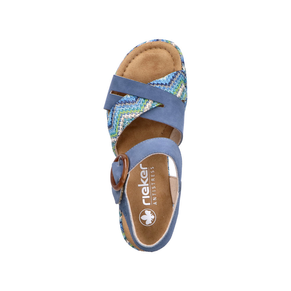 Rieker 69469-14 Indigo Blue Sandals