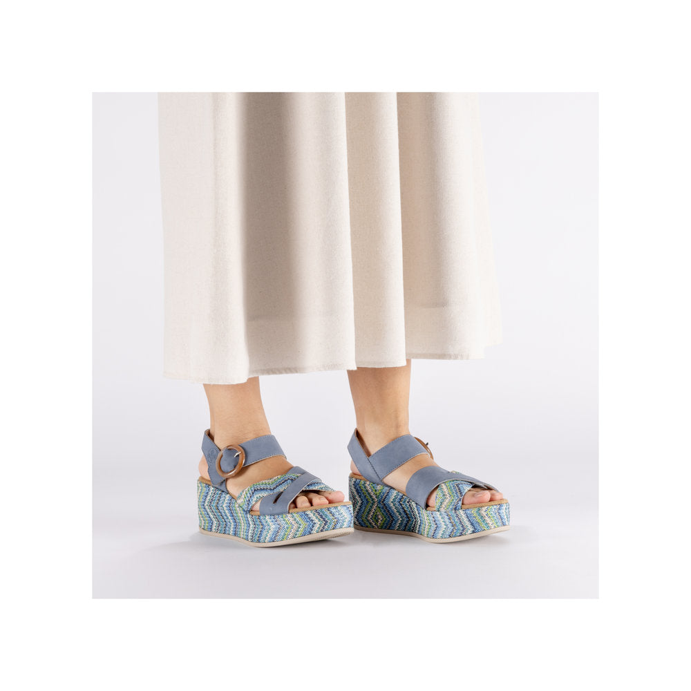 Rieker 69469-14 Indigo Blue Sandals