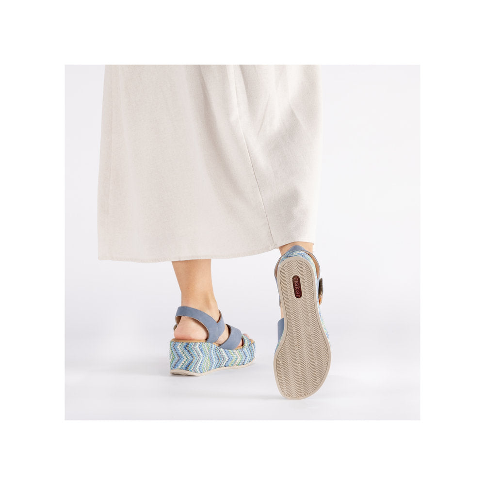Rieker 69469-14 Indigo Blue Sandals