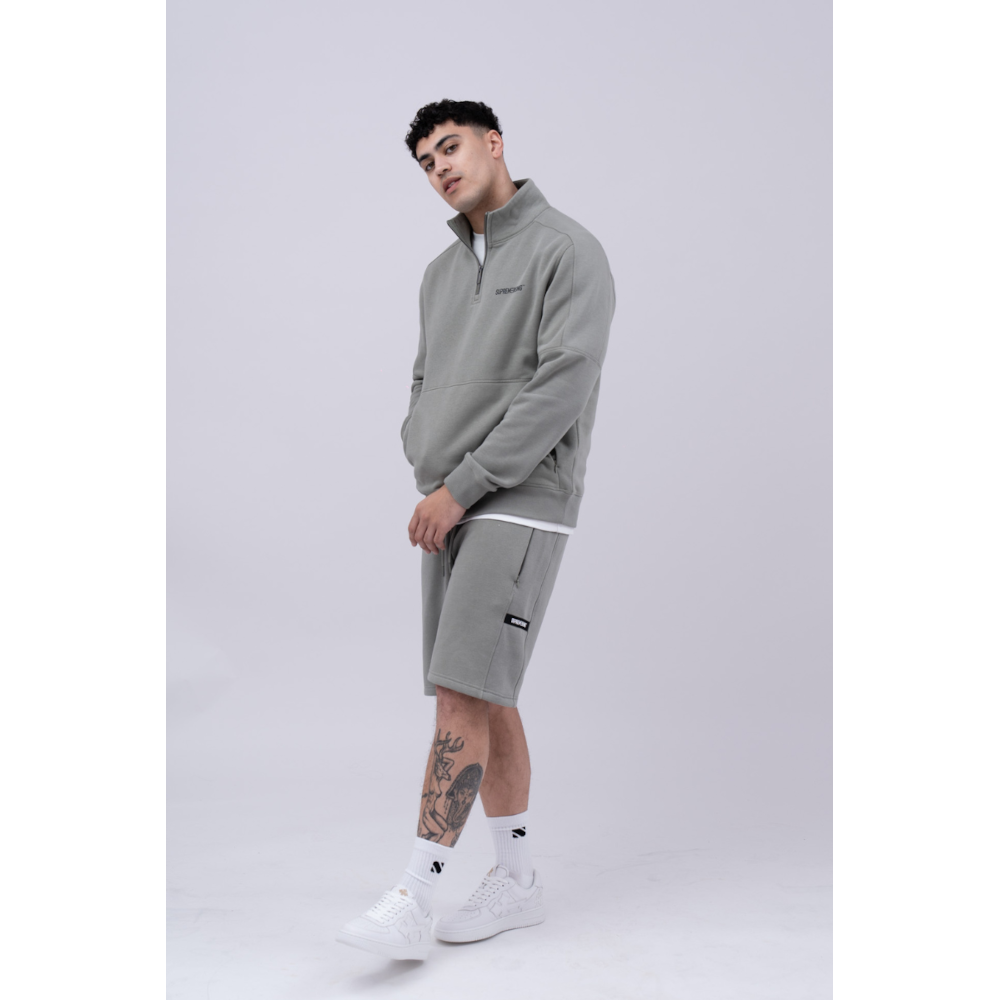 Supremebeing Rico- Z6202 Soft Green 1/4 Zip