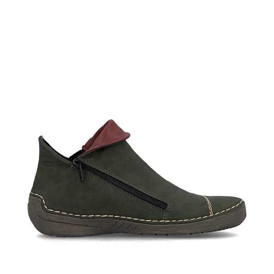 Rieker 72581-54 Green Mid Height Boots