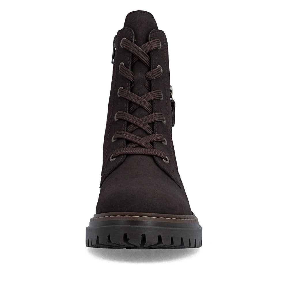 Rieker 72617-25 Brown Mid Height Boots