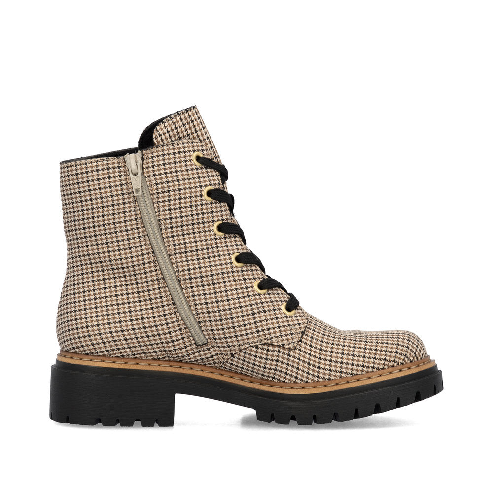 Rieker 72617-60 Beige Mid Height Boots