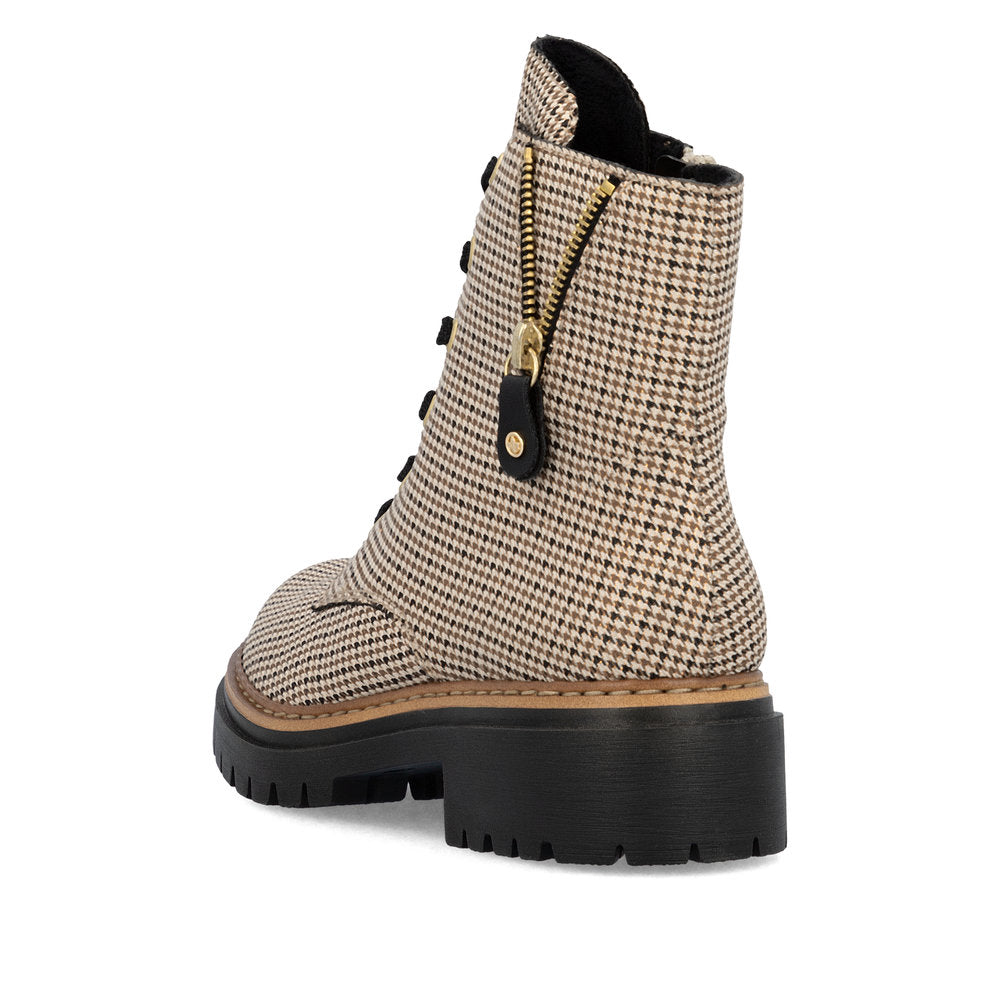 Rieker 72617-60 Beige Mid Height Boots
