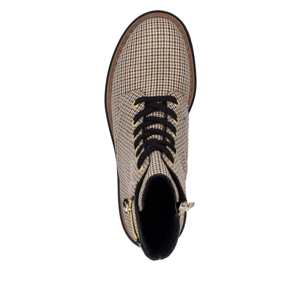 Rieker 72617-60 Beige Mid Height Boots