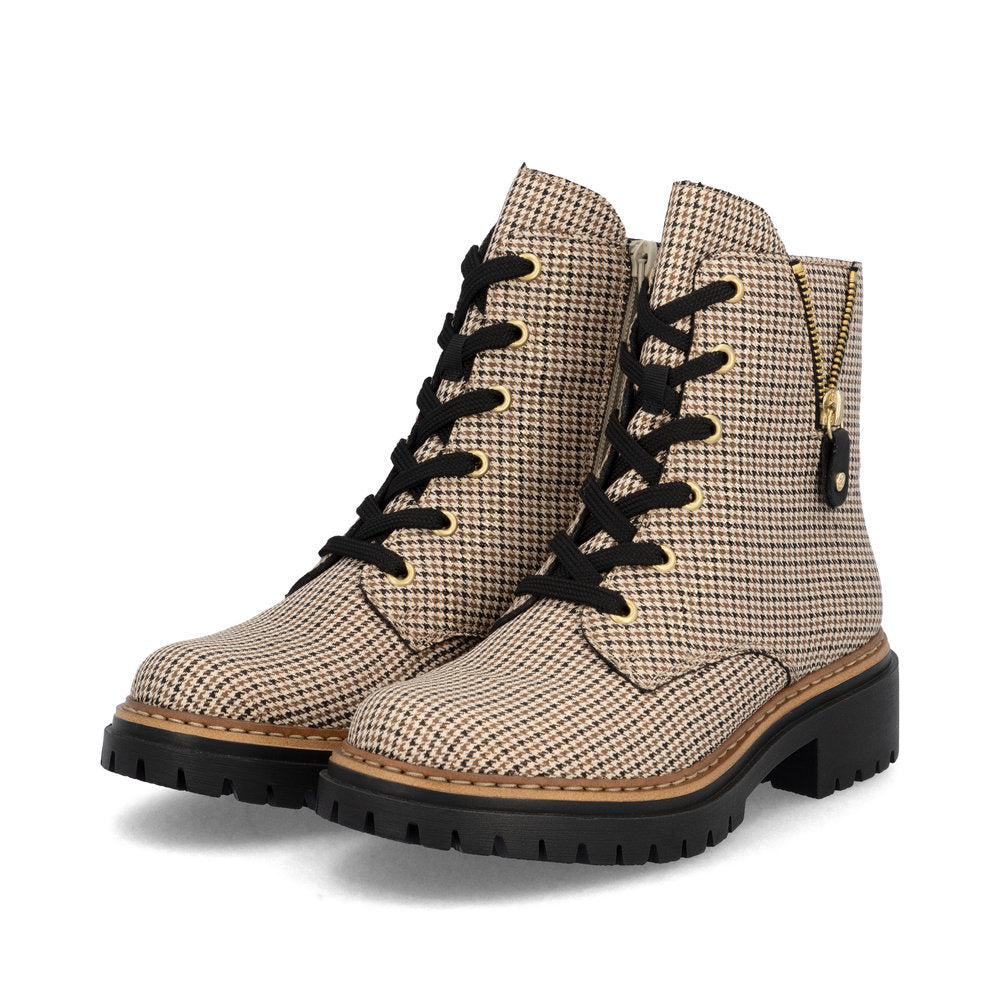 Rieker 72617-60 Beige Mid Height Boots