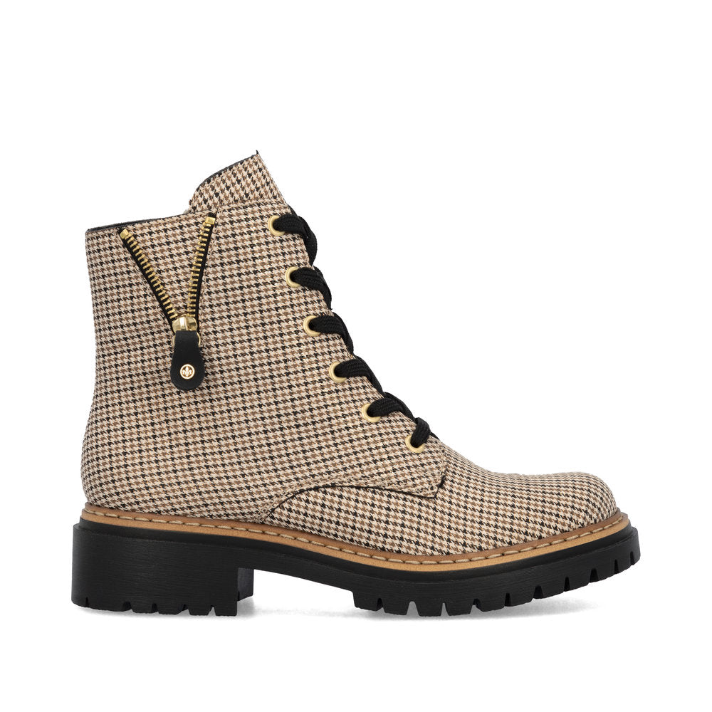 Rieker 72617-60 Beige Mid Height Boots
