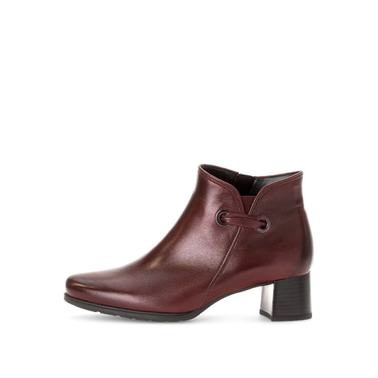 Gabor 72.827.68 Dark Red Ankle Boots