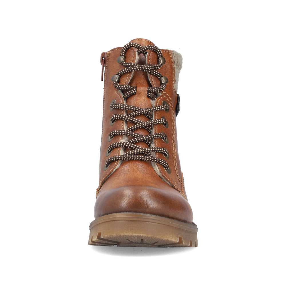Rieker 73220-24 Brown Mid Height Boots