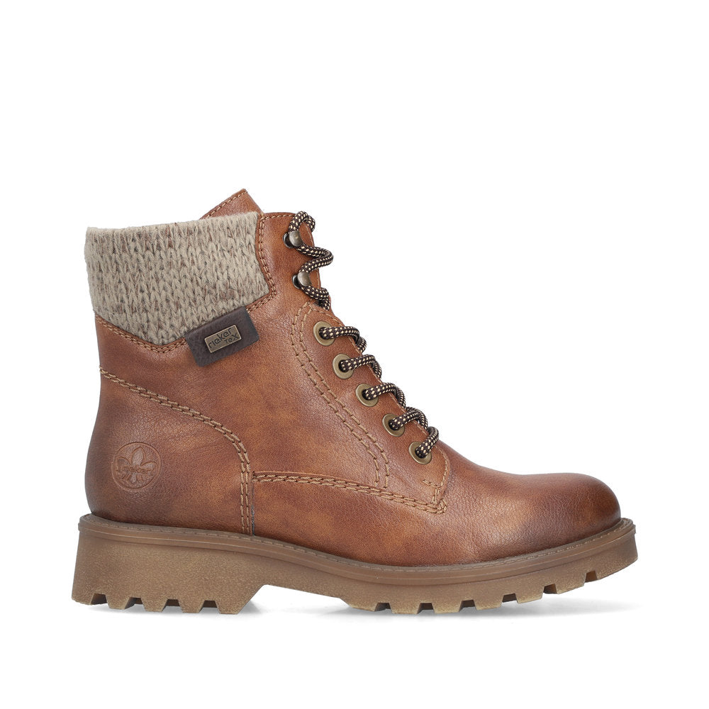 Rieker 73220-24 Brown Mid Height Boots