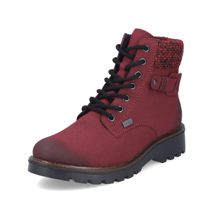 Rieker 73225-35 Red Boots