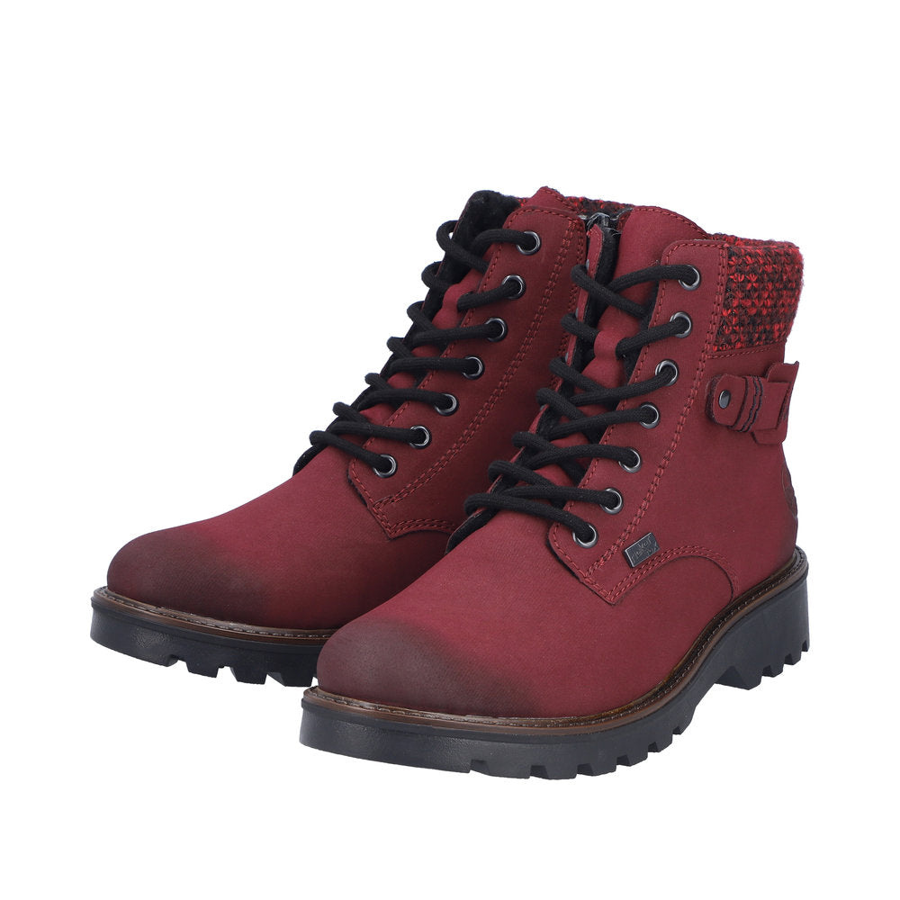 Rieker 73225-35 Red Boots