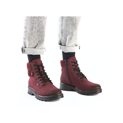 Rieker 73225-35 Red Boots