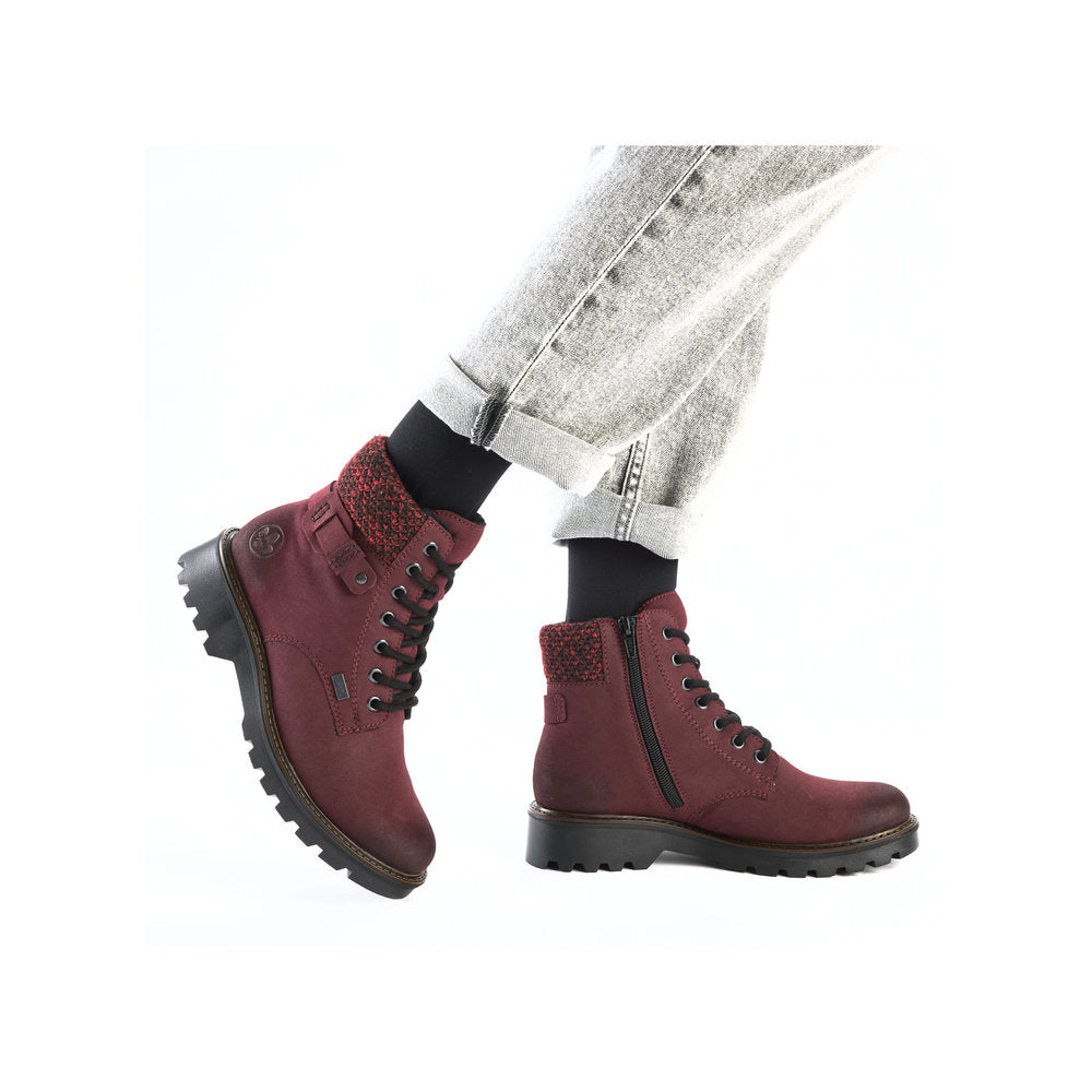 Rieker 73225-35 Red Boots