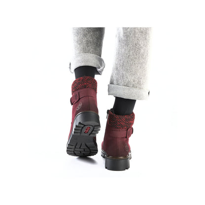 Rieker 73225-35 Red Boots