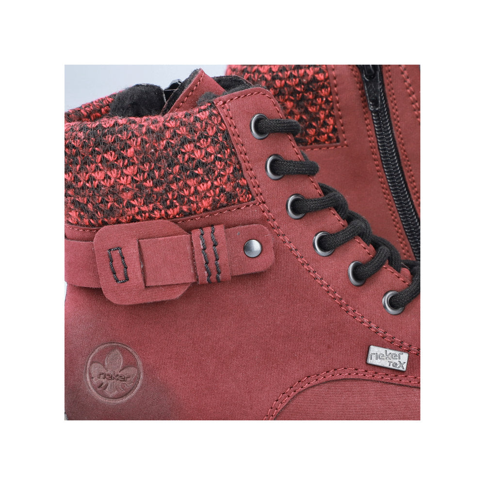 Rieker 73225-35 Red Boots