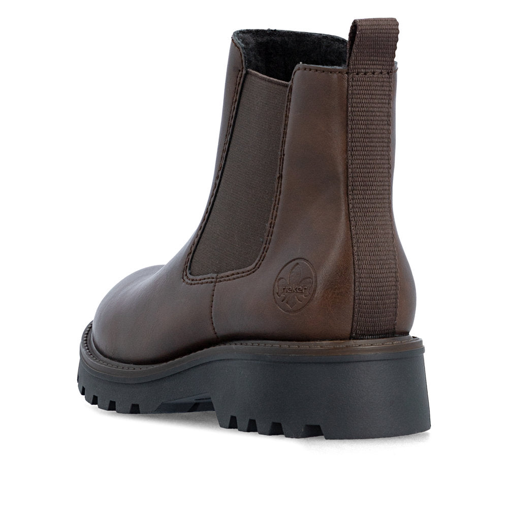 Rieker 73250-25 Brown Mid Height Boots