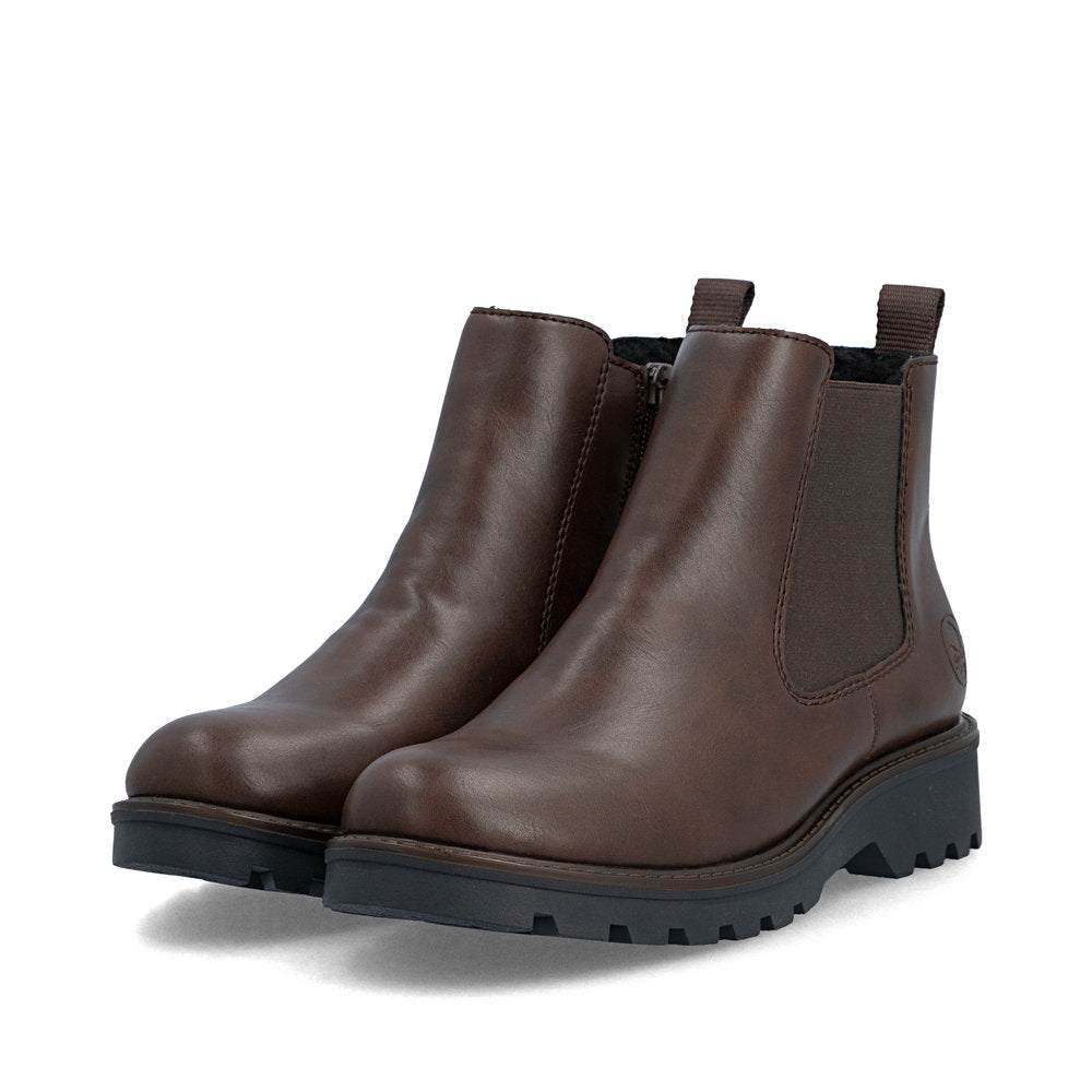 Rieker 73250-25 Brown Mid Height Boots