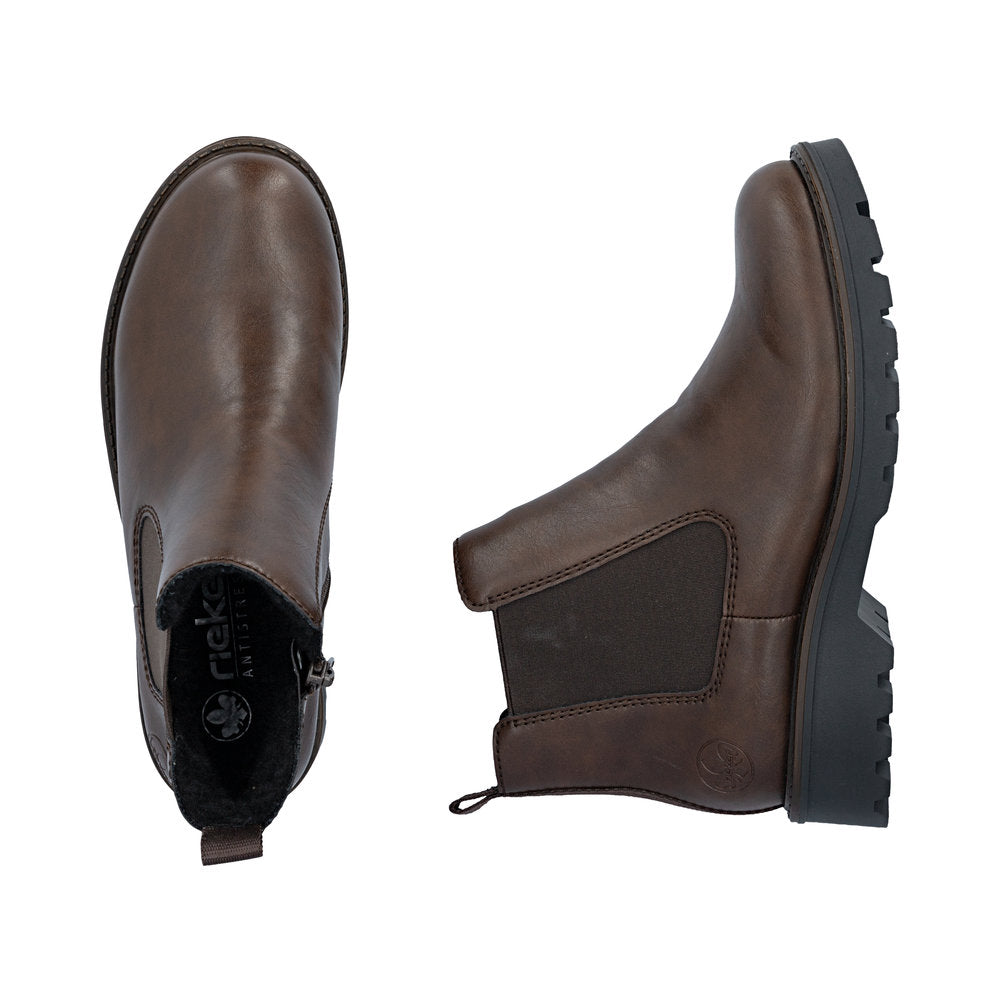 Rieker 73250-25 Brown Mid Height Boots