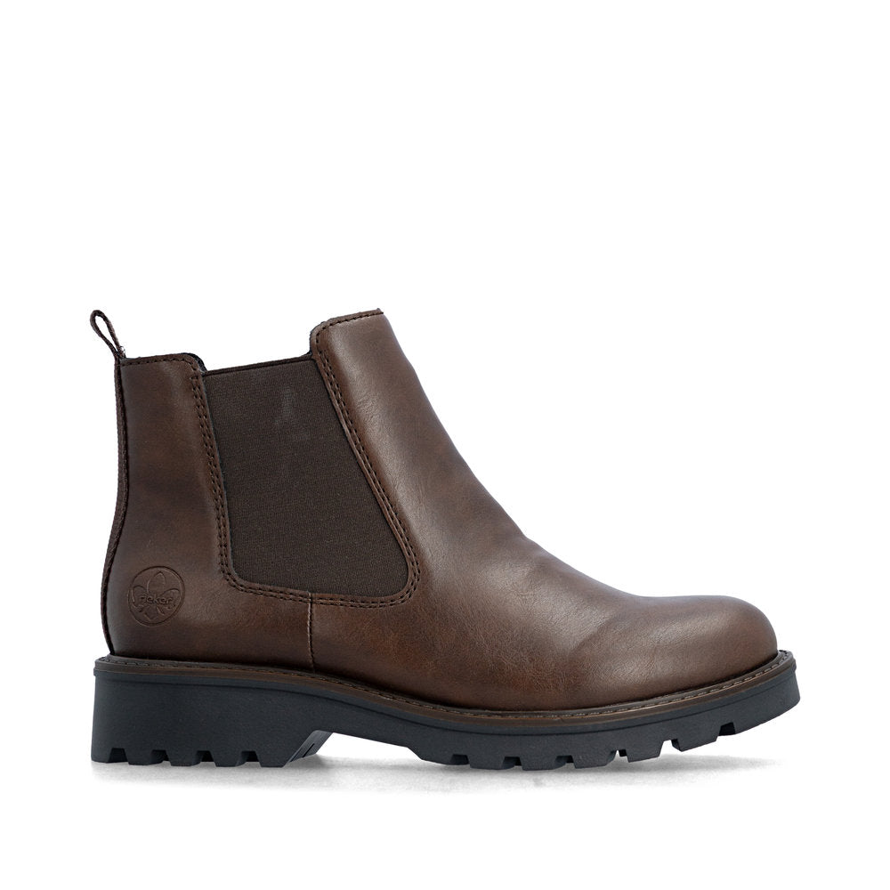 Rieker 73250-25 Brown Mid Height Boots