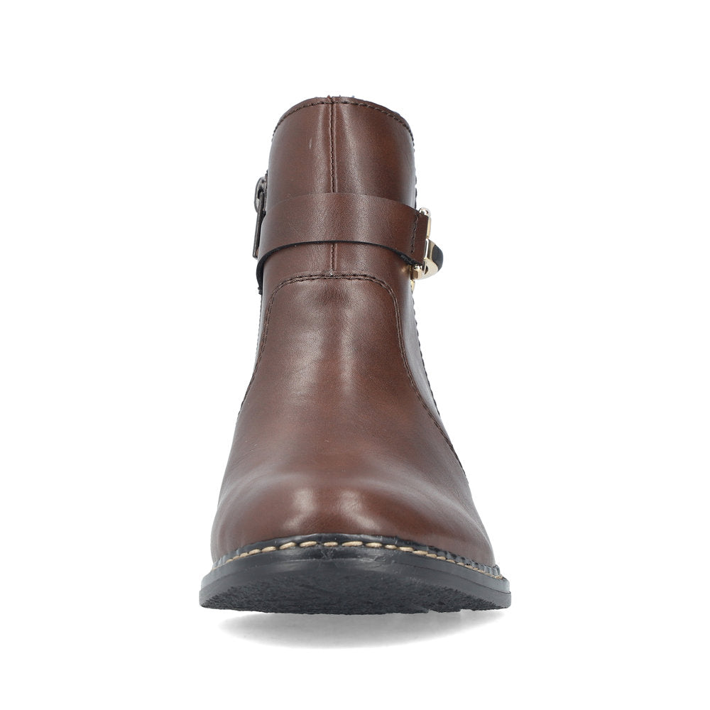 Rieker 73487-25 Brown Mid Height Boots