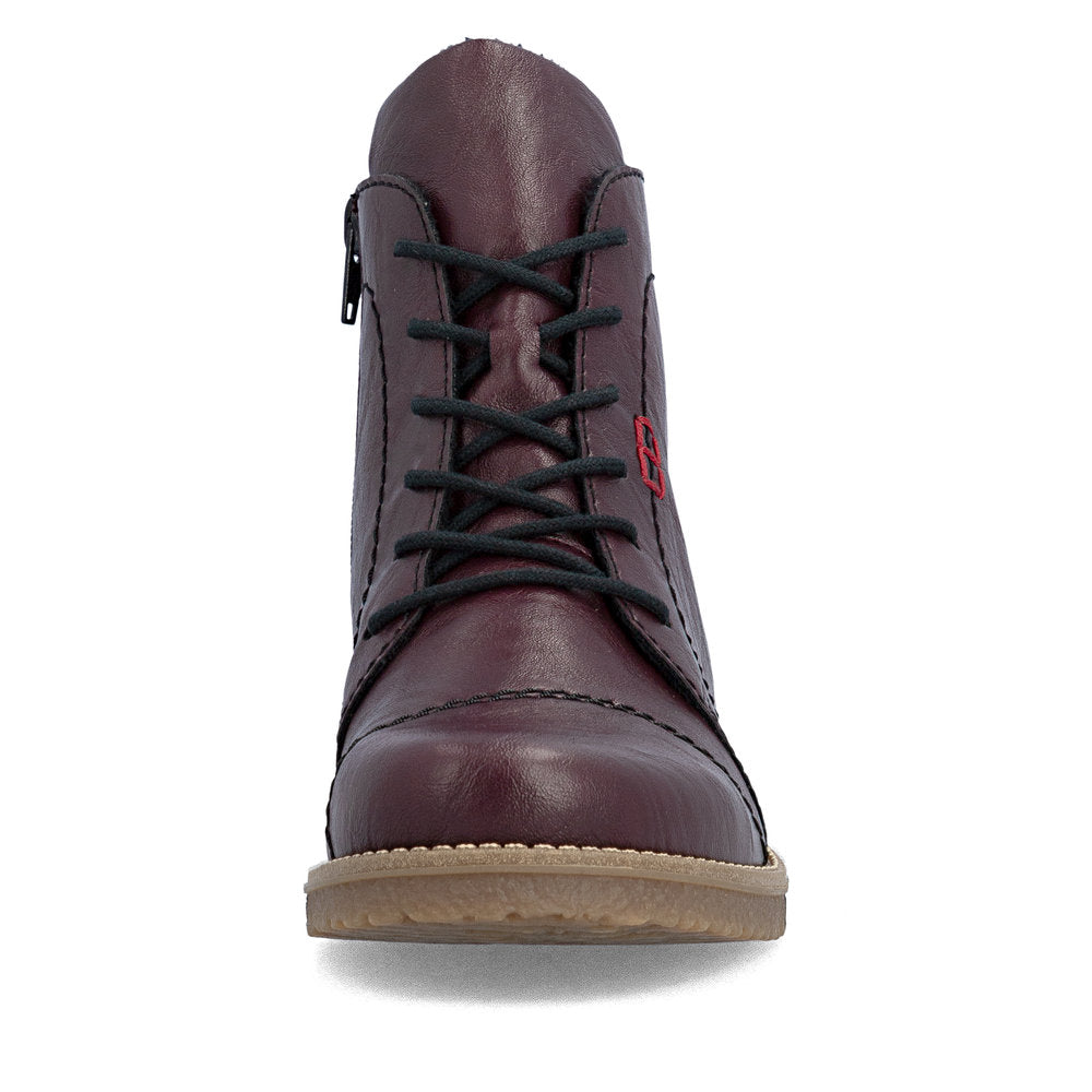 Rieker 73500-30 Red Mid Height Boots