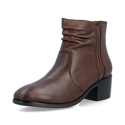 Rieker 73953-27 Brown Mid Height Boots
