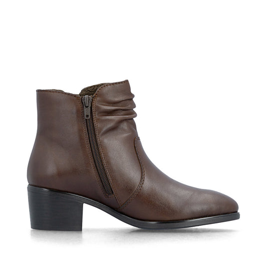 Rieker 73953-27 Brown Mid Height Boots