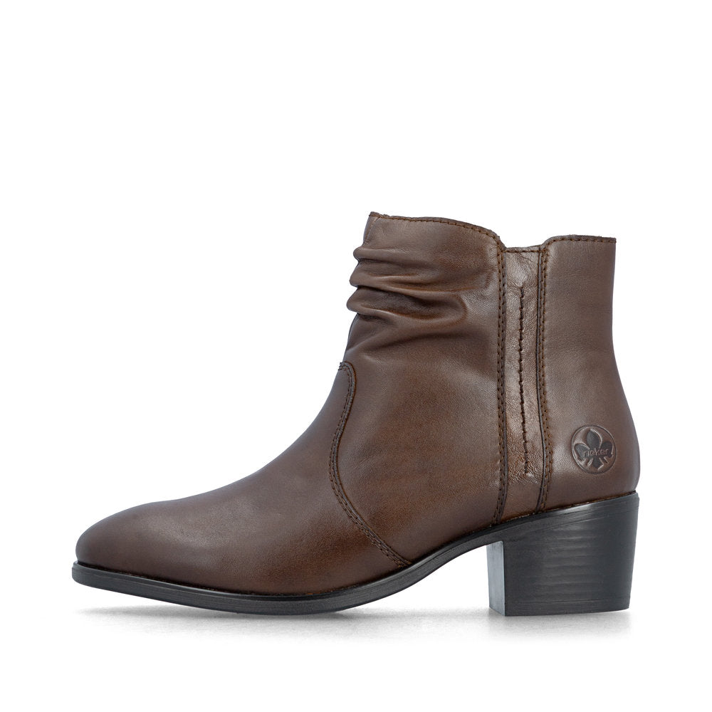 Rieker 73953-27 Brown Mid Height Boots