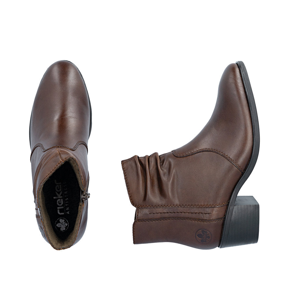 Rieker 73953-27 Brown Mid Height Boots