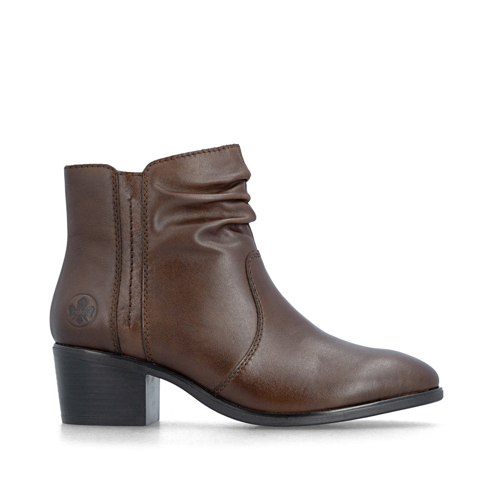 Rieker 73953-27 Brown Mid Height Boots