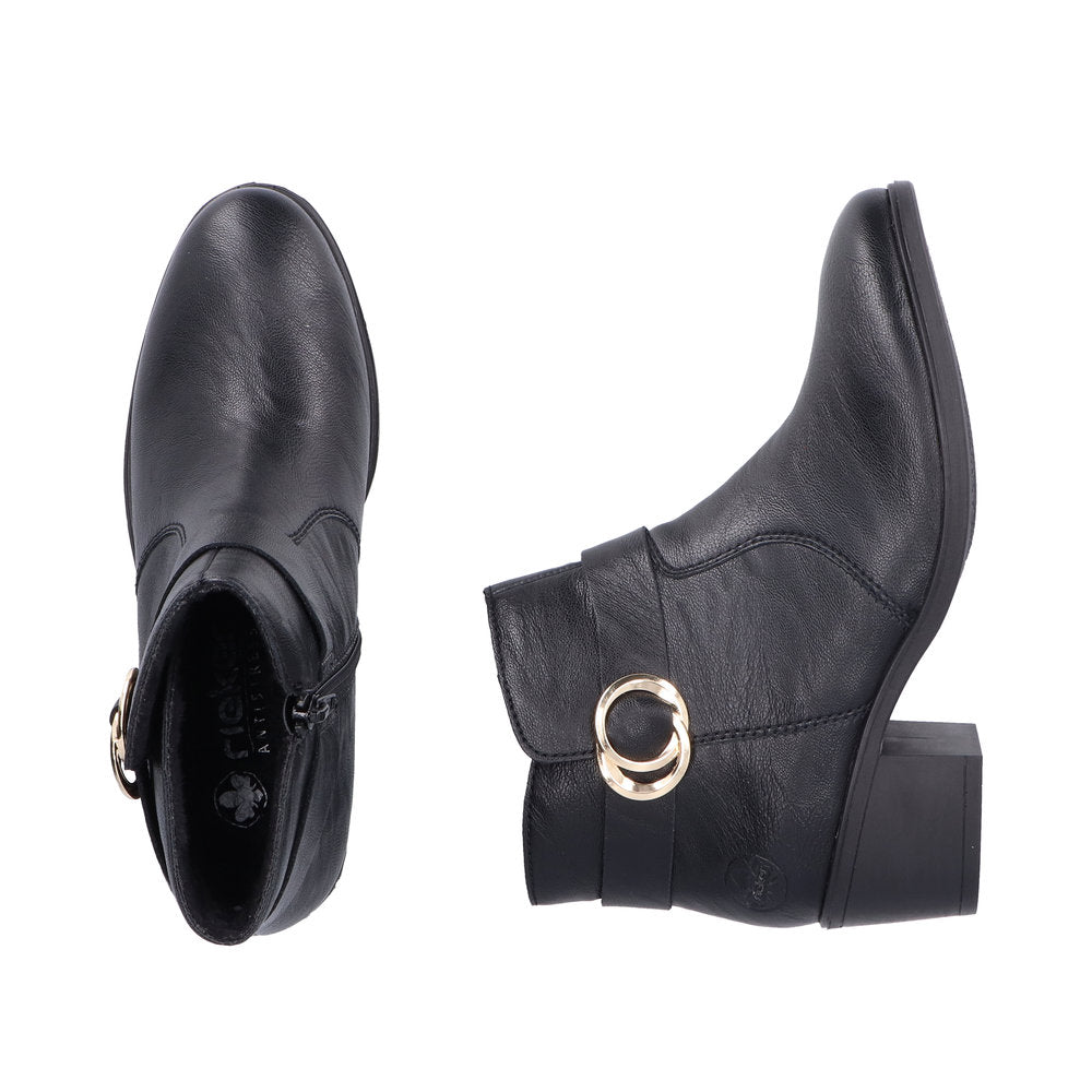 Rieker 73975-00 Black Boots