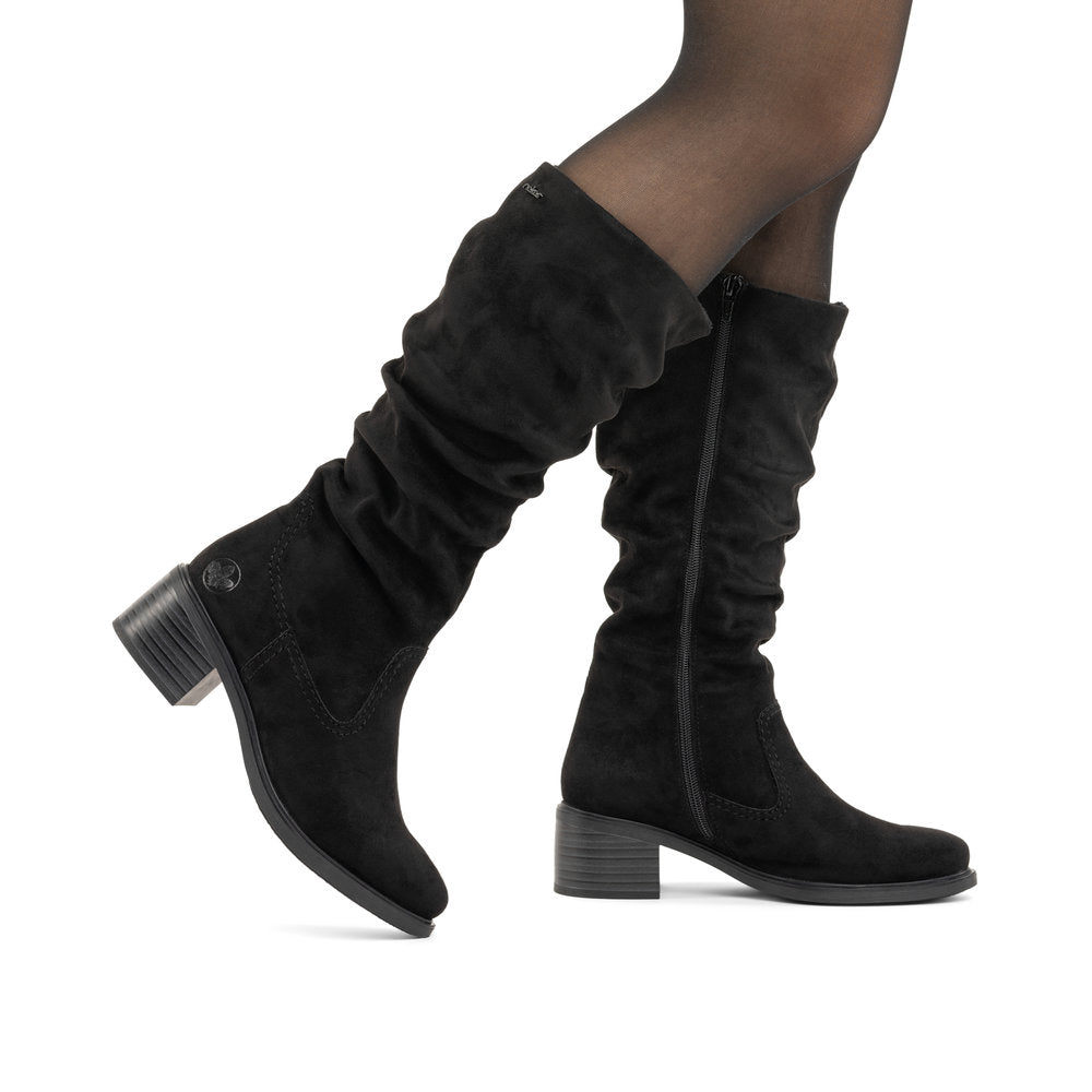 Rieker 74192-00 Black Boots