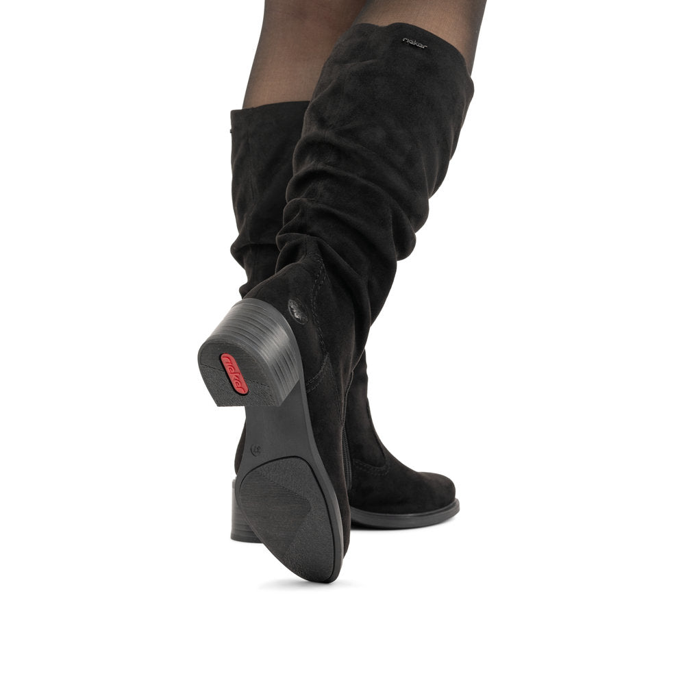 Rieker 74192-00 Black Boots